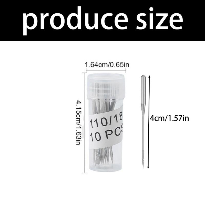 60PCS Sewing Machine Needle Multipurpose Replacement Needle Metal Alloy Texture for Canvas and Heavy Fabrics