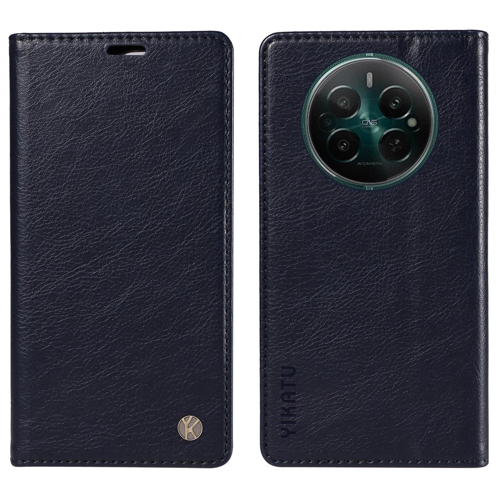YIKATU YK-006 For Realme Narzo 70 5G/Narzo 70 Pro 5G/P1 5G/12 4G/12+ 5G Case Wallet Litchi Grain Leather Phone Cover