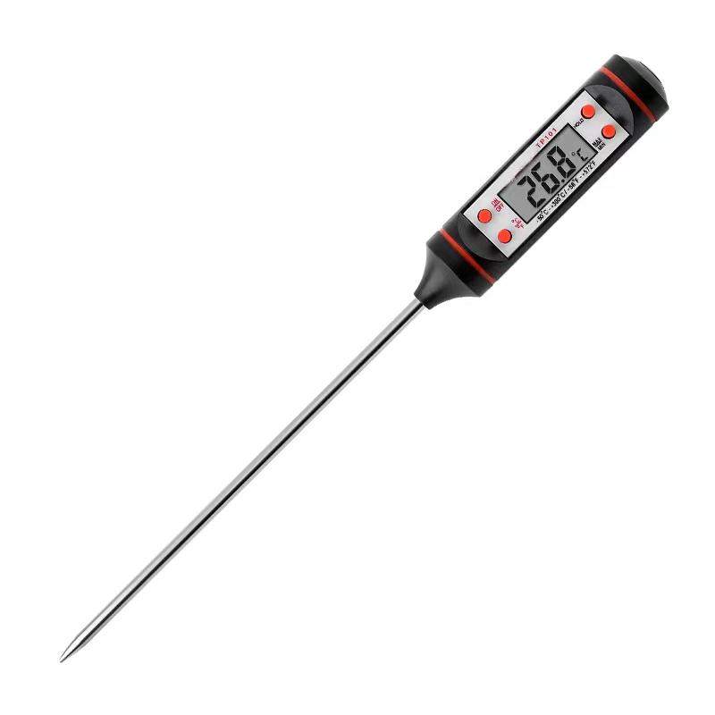 

Digital Meat Thermometer Cooking Food Kitchen BBQ Water Milk Oil Liquid Oven Thermometers 304 Stainless Steel Probe Tools
