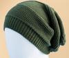 [sproutsy] Loose Fit Knit Beanie Hat, Stretchy Knit Material, Knit Beanie, Loose Fit Hat (JP, Numeric Size, 58.0 cm, Olive)