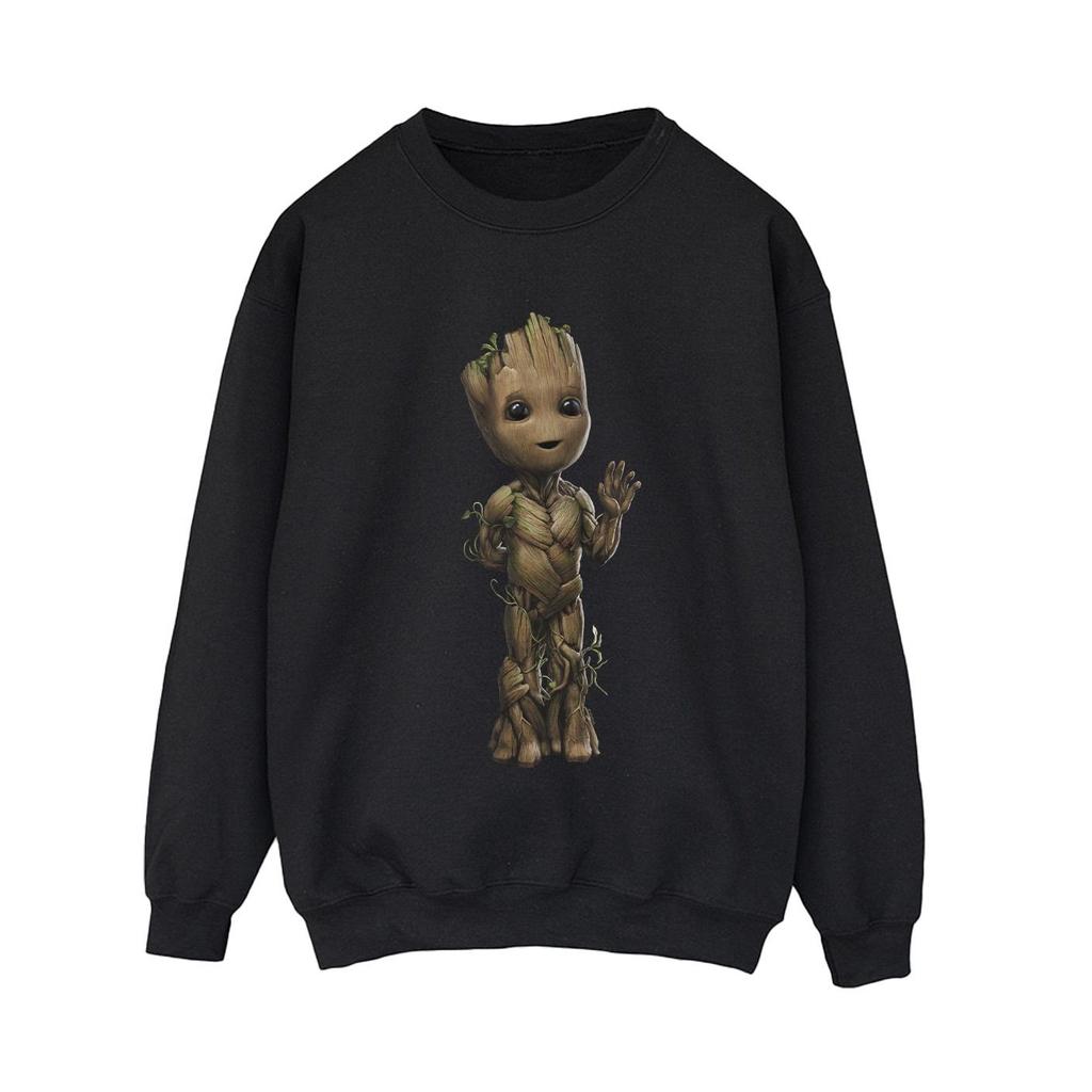 Marvel Womens/Ladies I Am Groot Wave Pose Sweatshirt