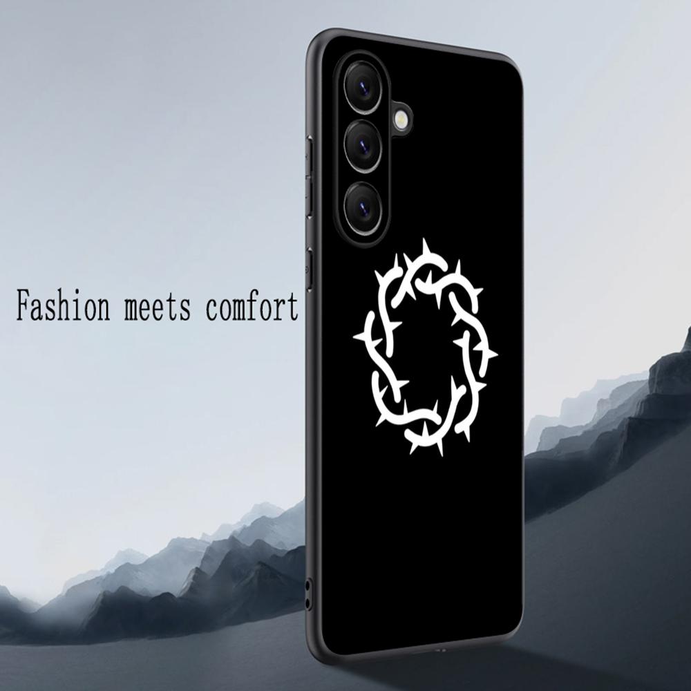 Cool Fashion Badd Omens Band Poster Phone Case For Samsung Galaxy S26 S25 S24 S23 S22 S21 Plus Ultra Note20 Soft Black