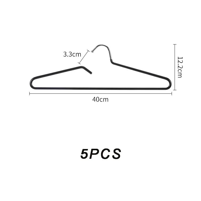 

5/10 шт. Вешалка для одежды с коротким крючком, вешалка для экономии места, нескользящие вешалки для пальто, высокомарганцевая сталь, хранение в гардеробе, сушилка