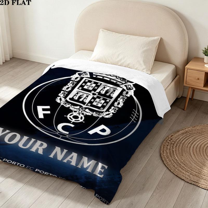 Custom Fc Porto Blanket, High quality Comfortable for All Seasons, Home Decor, Warmth and Comfort