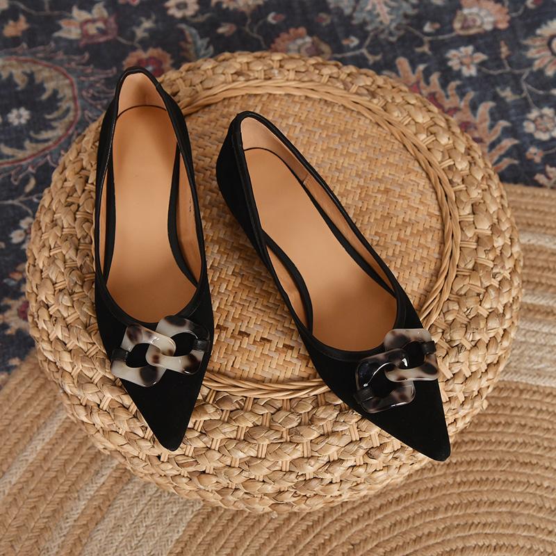 

Женские туфли на каблуке, мягкие и удобные, сексуальные, с острым носком, на высоком каблуке, для женщин, Zapatos De Mujer 34 чёрный