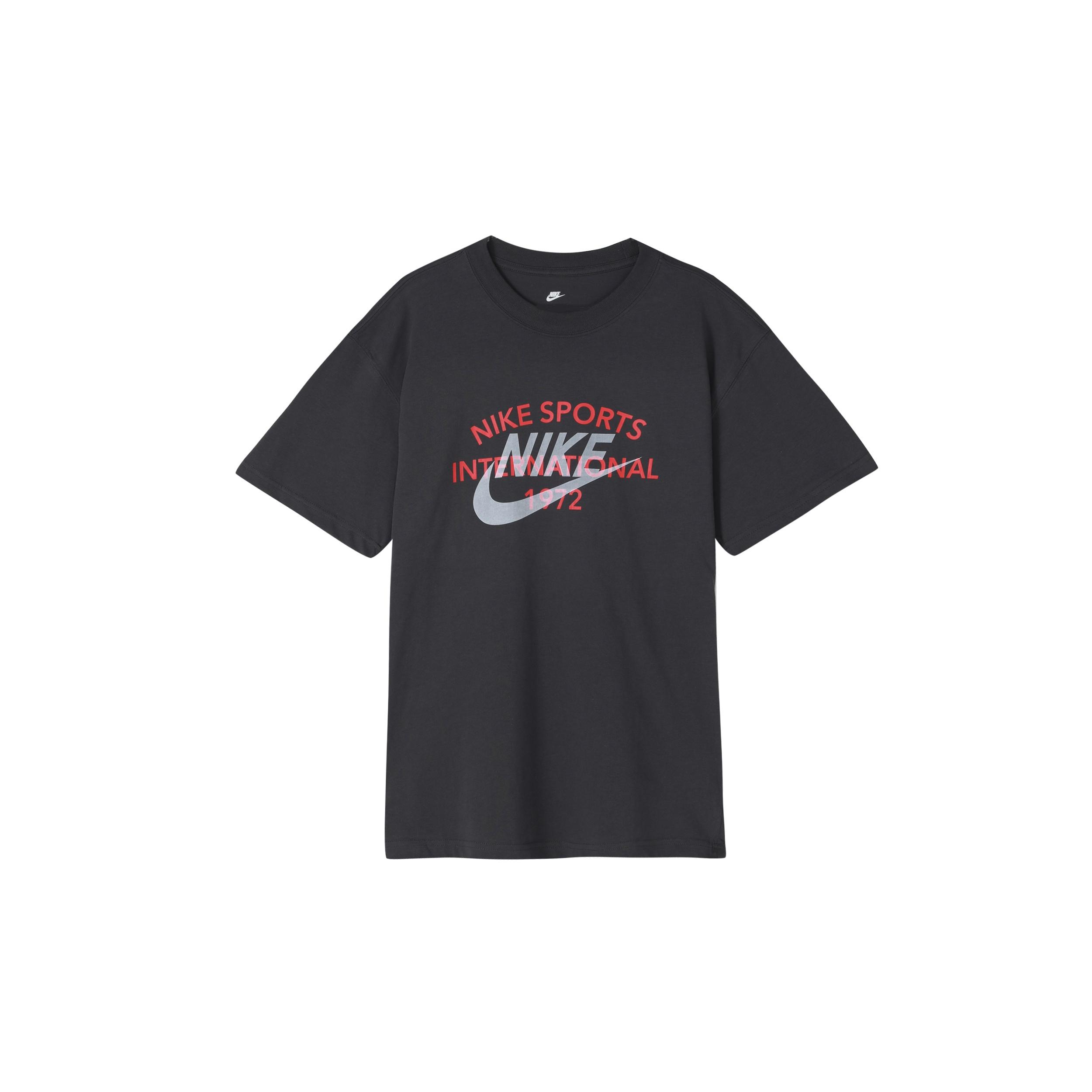Men s Nike Sportswear Circa Hybird S/S Tee Logo Printing Round Neck Short Sleeve Gray DR8007-060 M