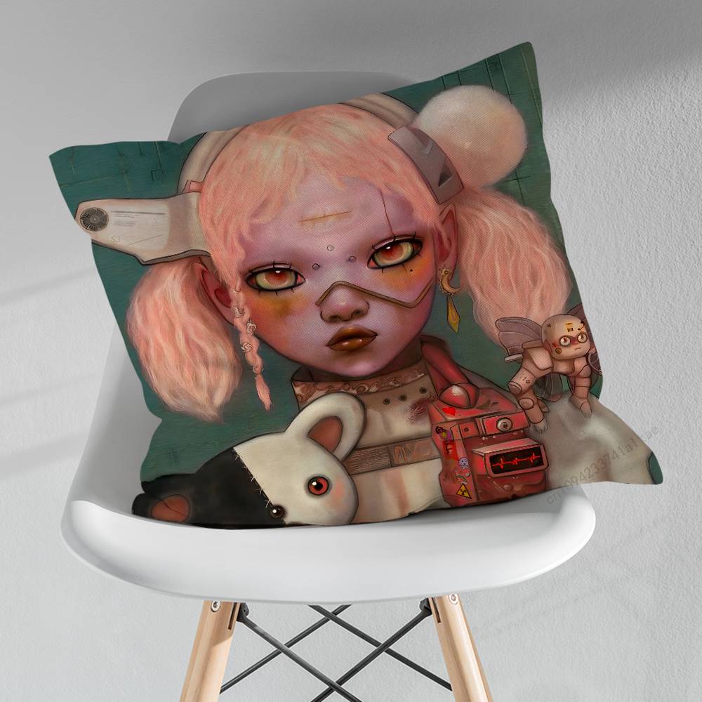 Band BBring Me The HHorizon Pillow Case For 30x30cm45x45cm55x55cm For Home Bedroom Decoration And Protector