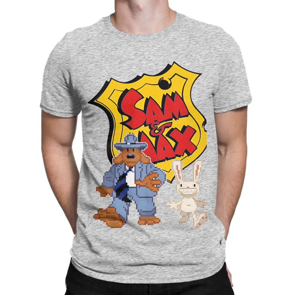 Friend Graphic 100 Cotton Tshirt Sam And Max Hit The Road Tees Tops For Unisex