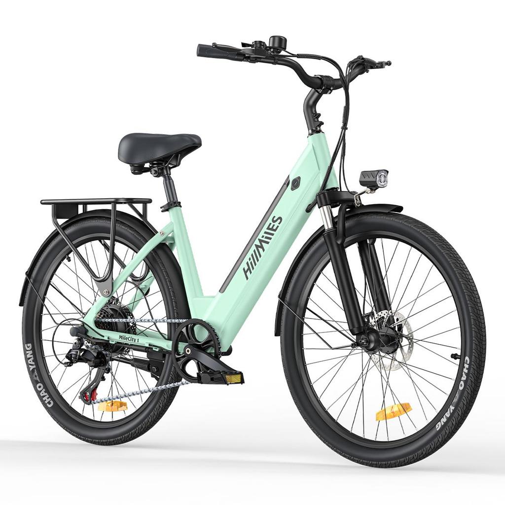 HillMiles MileCity 1 Urban Commuter E-Bike 250W 36V13Ah 26 Inch Tires With IP65 &120 Kg Load City Environmental Friendly Electric Bicycle