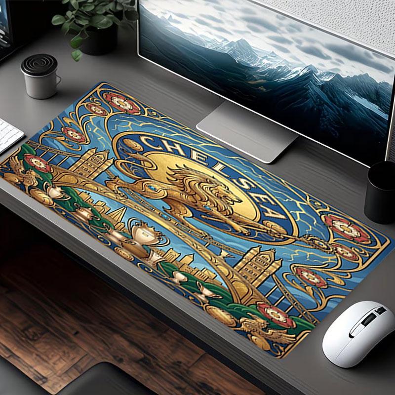 Chelsea Football Club Print Mouse Pad, for Keyboard Pad Laptop PC Mat for Office Home Use, Desk Decor, Perfect Birthday Gift for Gamers