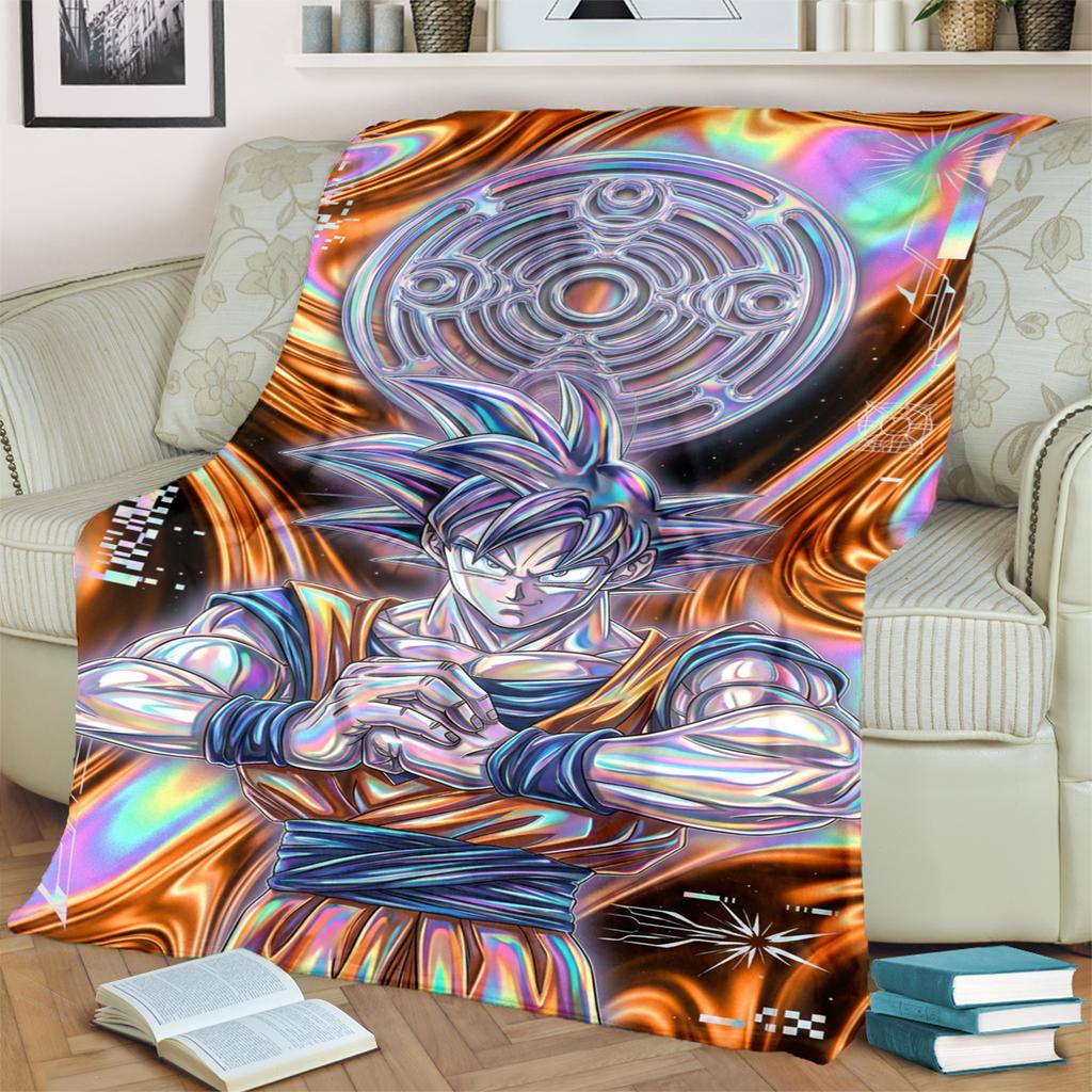 Dragon Ball! Flannel Blanket Soft Warm Print Blanket for Bedrooms, Sofas, Chairs, Picnics and Travel