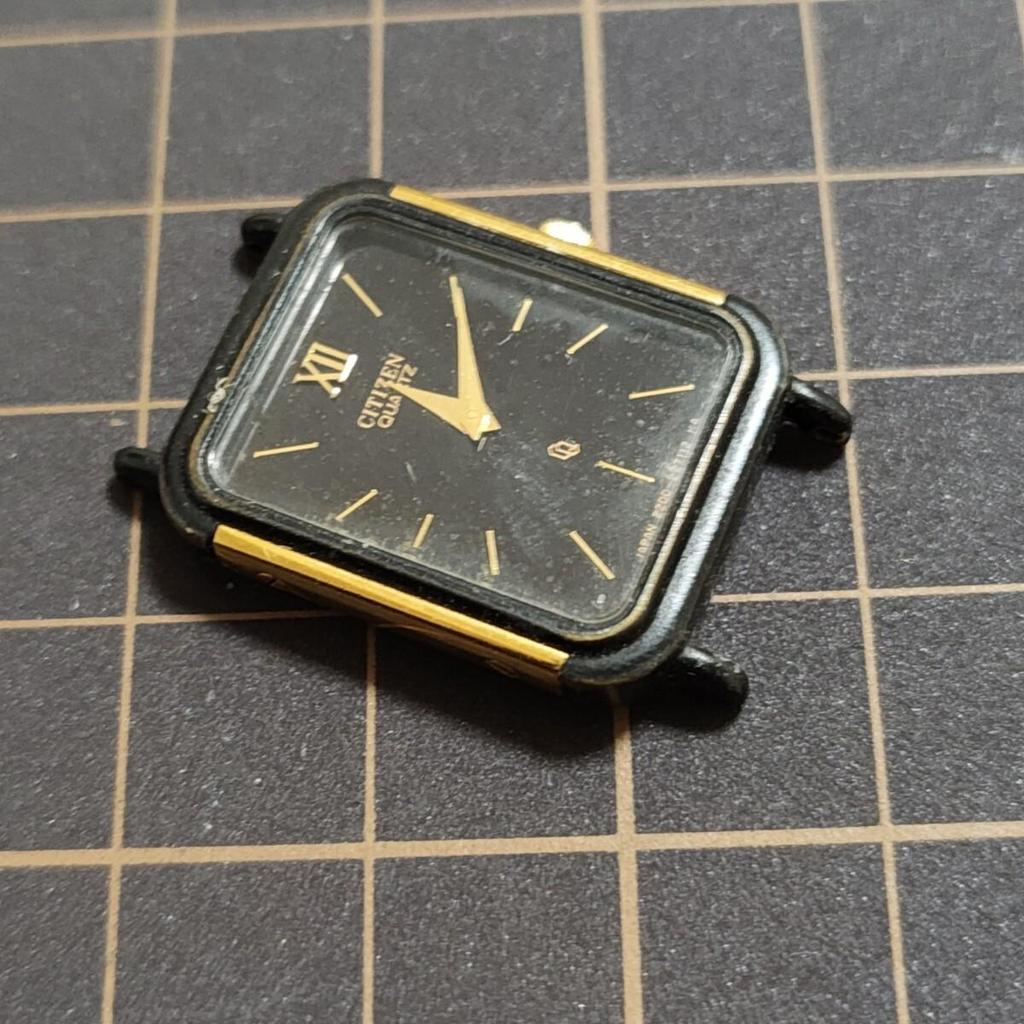 Used Working item: CITIZEN Quartz Black Dial Ladies Watch Management K26