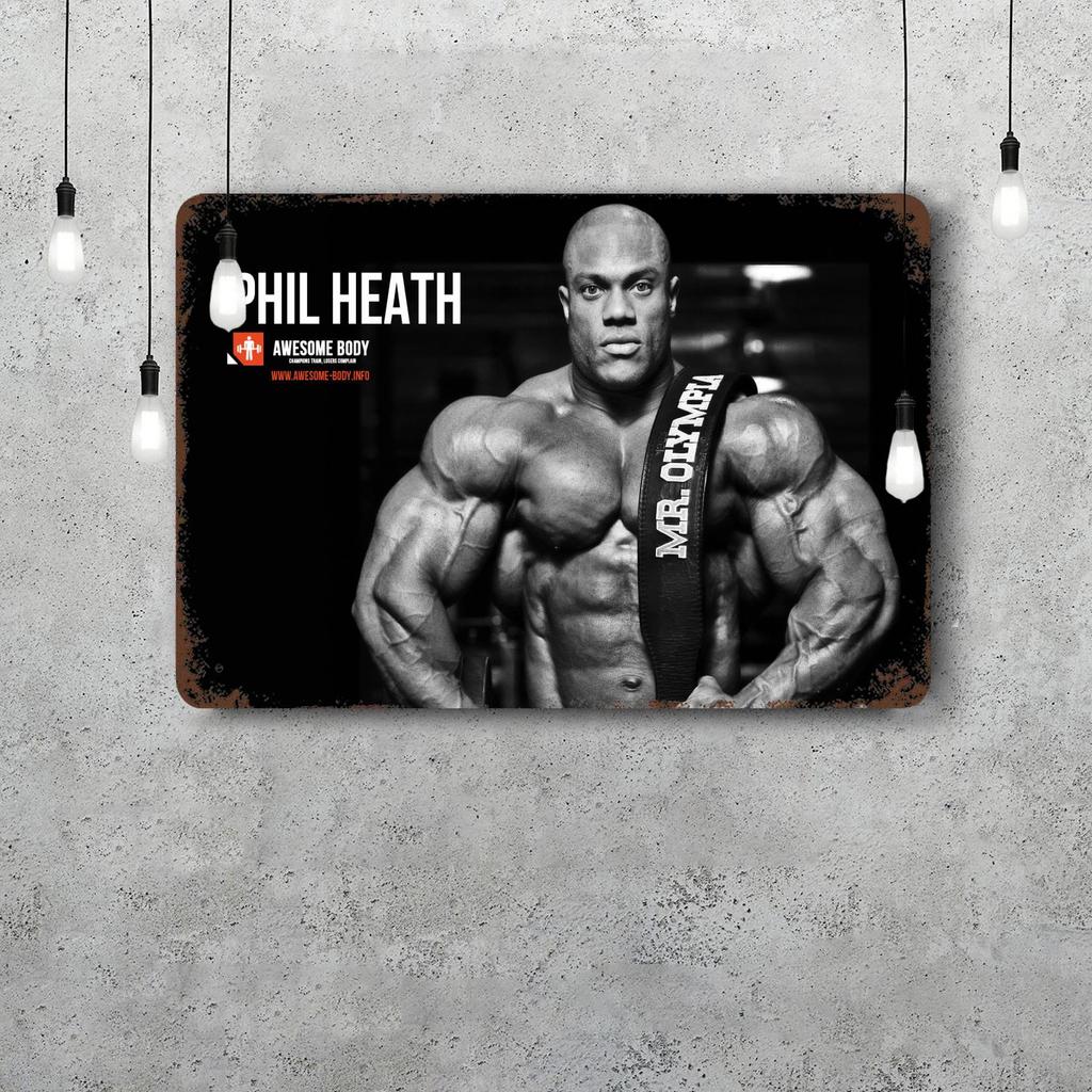 Jay Cutler Bodybuilder Vintage Metal Tin Signs Posters Decor Retro Metal Plaque Wall Art Decor for Garage Bar