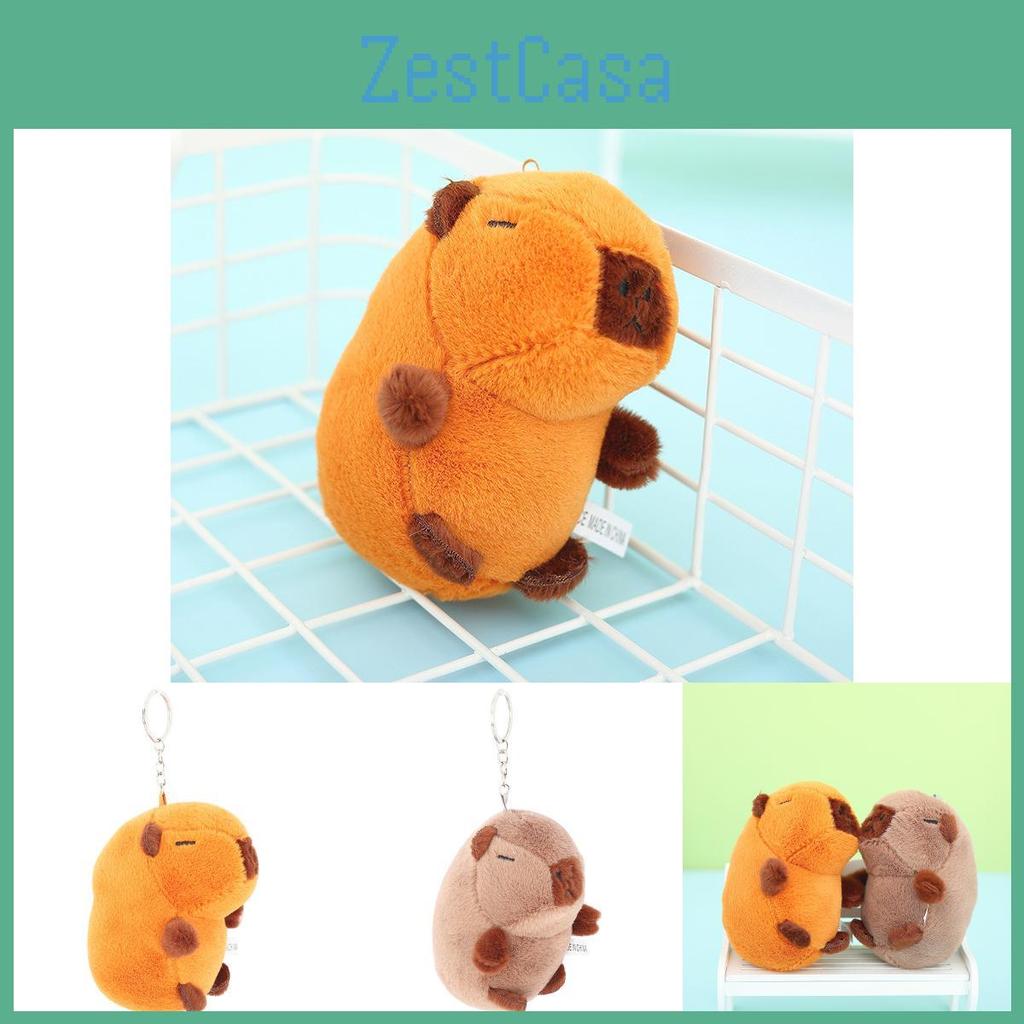 Cute Capybara Stuffed Animal Keychain Delightful And Quirky Plush Toy