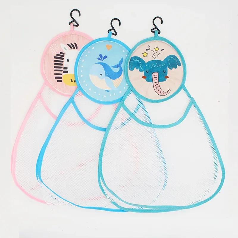 Latest Cute Animal Bath Toys Kids Baby Tidy Storage Suction Bathroom Bathtub Doll Hanging Bag Basket Mesh Storage Bag Water Toys