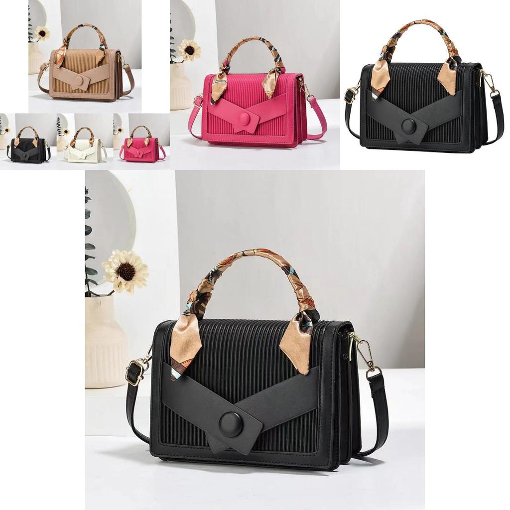 Stylish Pu Crossbody Bag For Women 2024 Trendy Small Square Handbag In Chic Colors