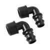 1/2"Male/Female Thread To DN16mm Interface Barb Connector Elbow Tee Straight Drip Irrigation Pipe Joint For Micro-Spray Watering