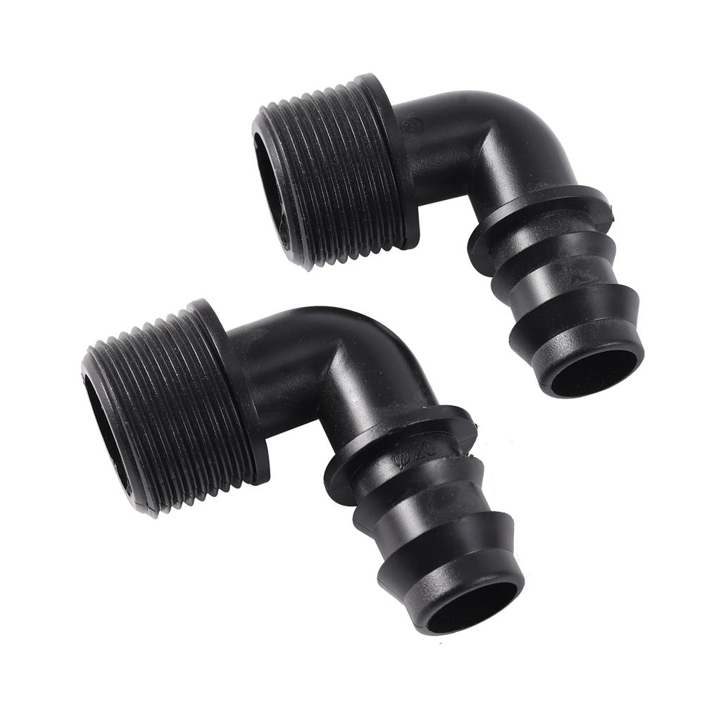 1/2"Male/Female Thread To DN16mm Interface Barb Connector Elbow Tee Straight Drip Irrigation Pipe Joint For Micro-Spray Watering