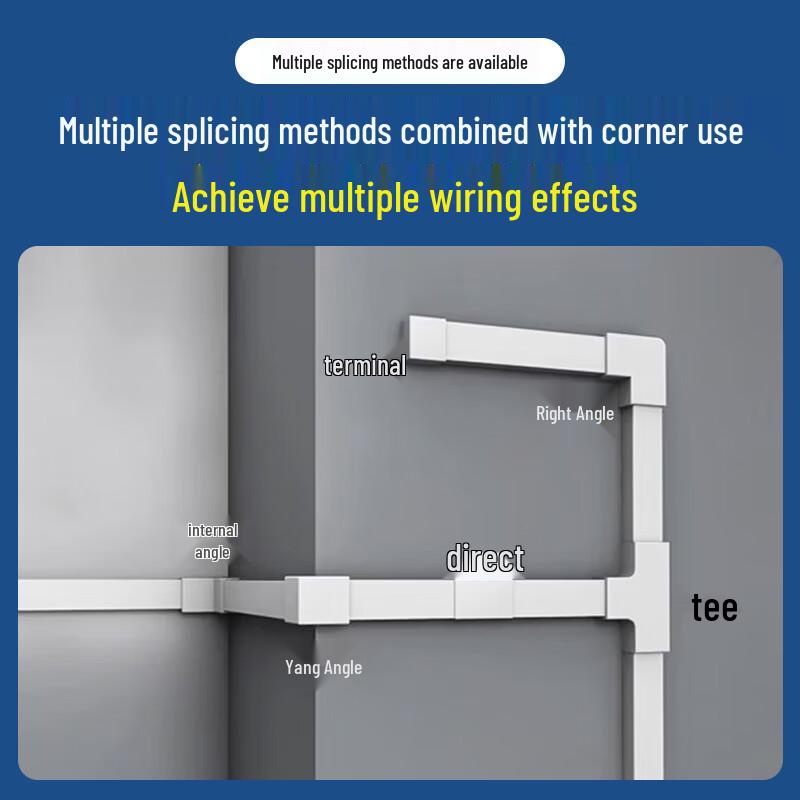 Jucheng Cloud Self-Adhesive PVC Cable Trunking