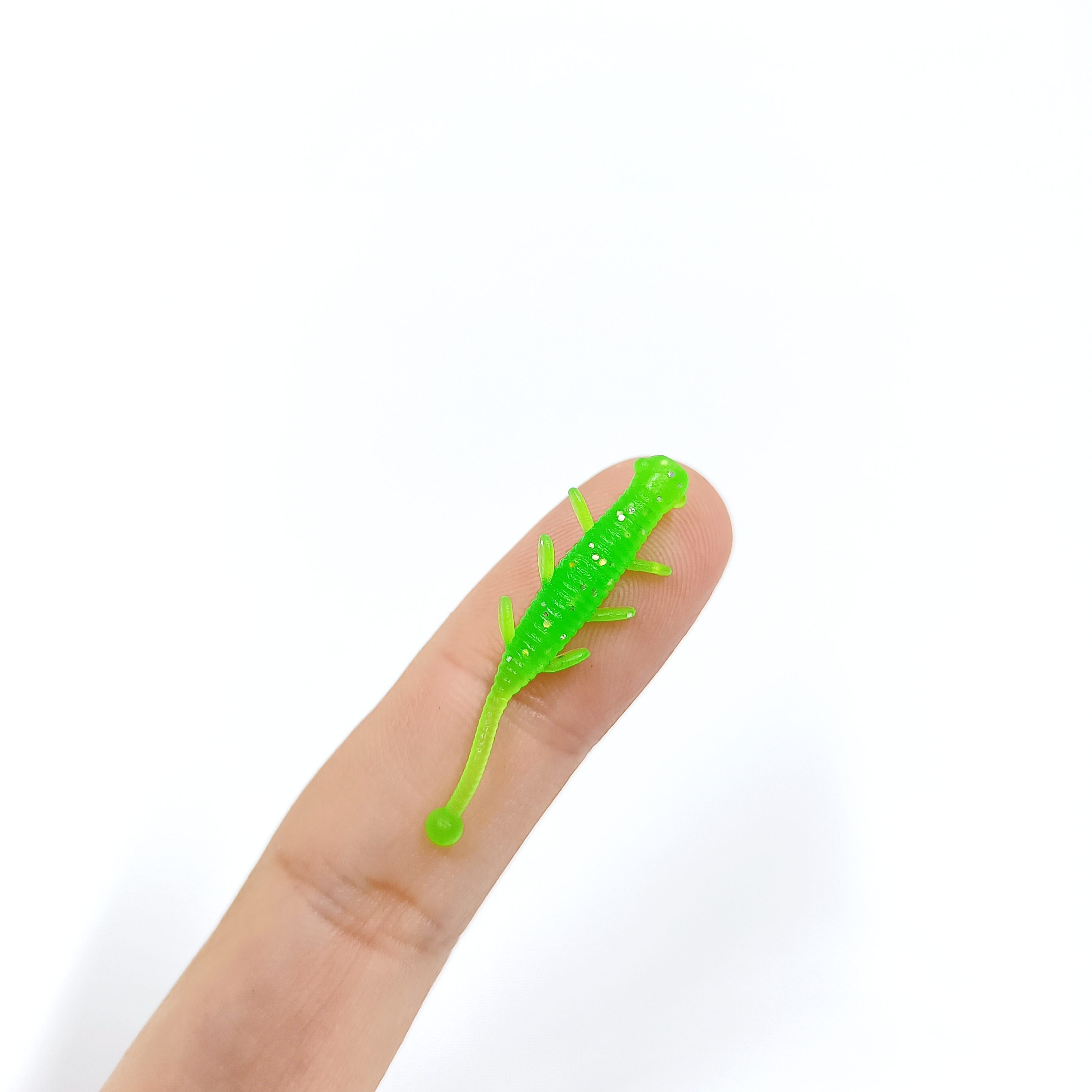 

DUODUOYU 10 шт. Мини Мягкий Червь Рыболовная Приманка 0,25 г/40 мм АДЖИНГ Морской Окунь Искусственные Приманки Окунь Силиконовая Рыболовная Снасть зелёный