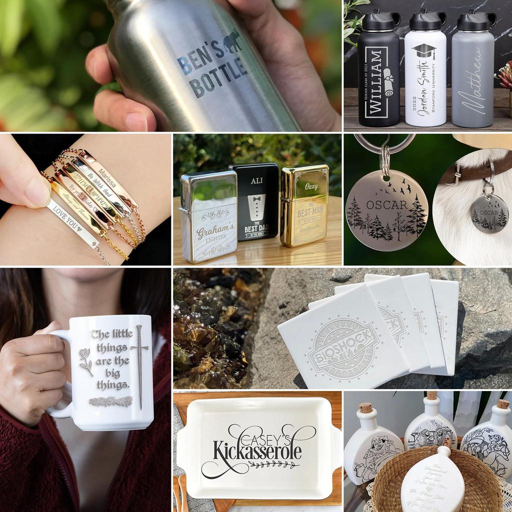 SCULPFUN S30 Pro 10W Laser Engraver Carver Machine, 0.06*0.08mm Laser Focus, Air-assist M8 motherboard