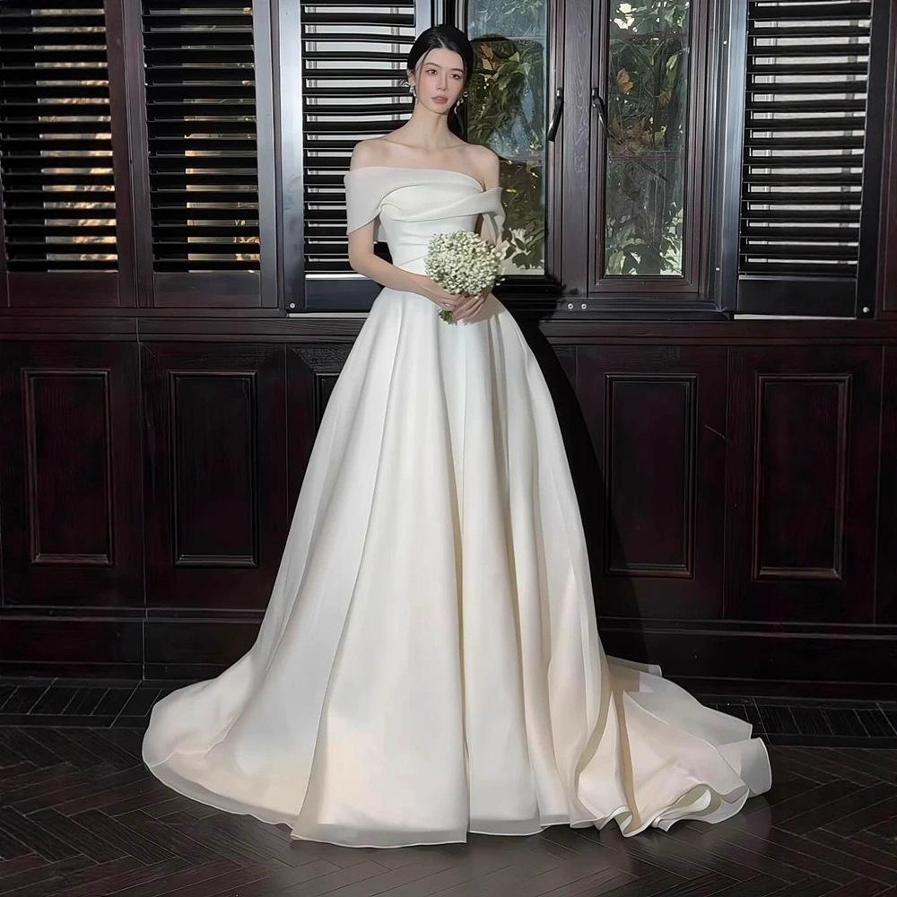 French light wedding dress 1011 new