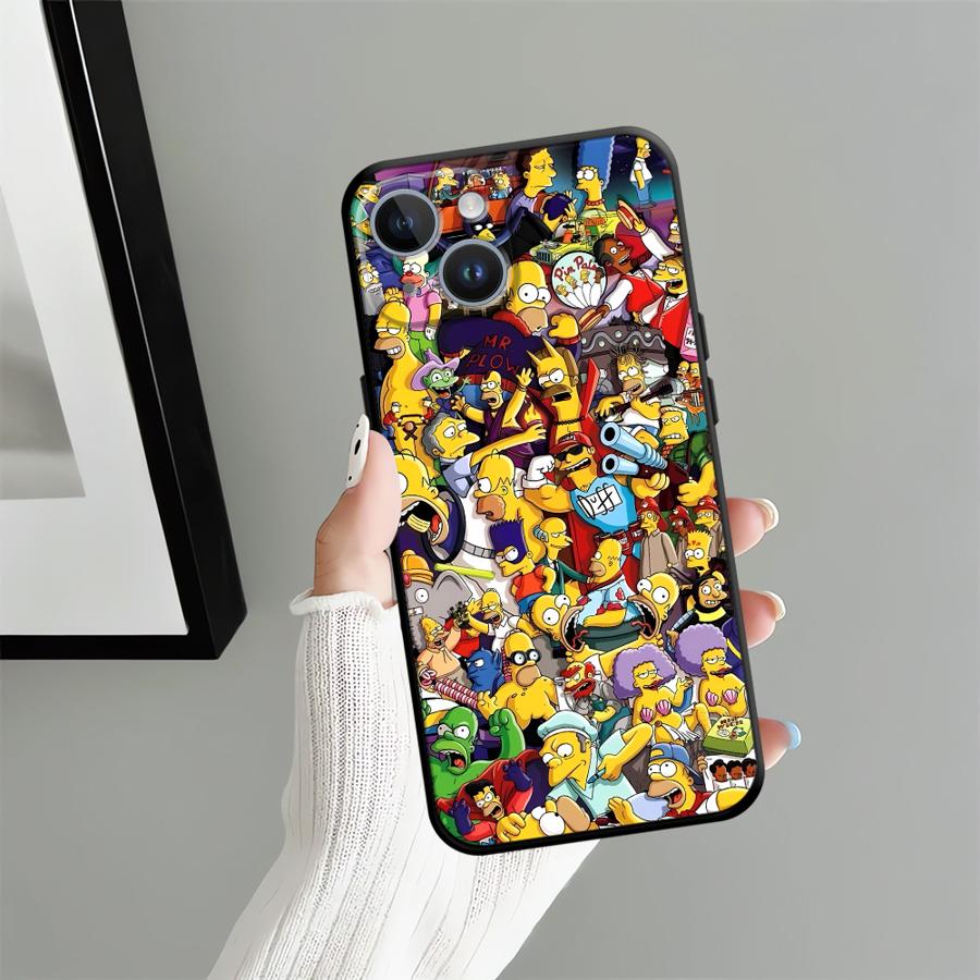 Funda Phone Cover Case for iPhone SE 14 7 8 13 Mini 15 Plus X XS XR 11 17 16 Pro Max 12 17Air The S-simpsons
