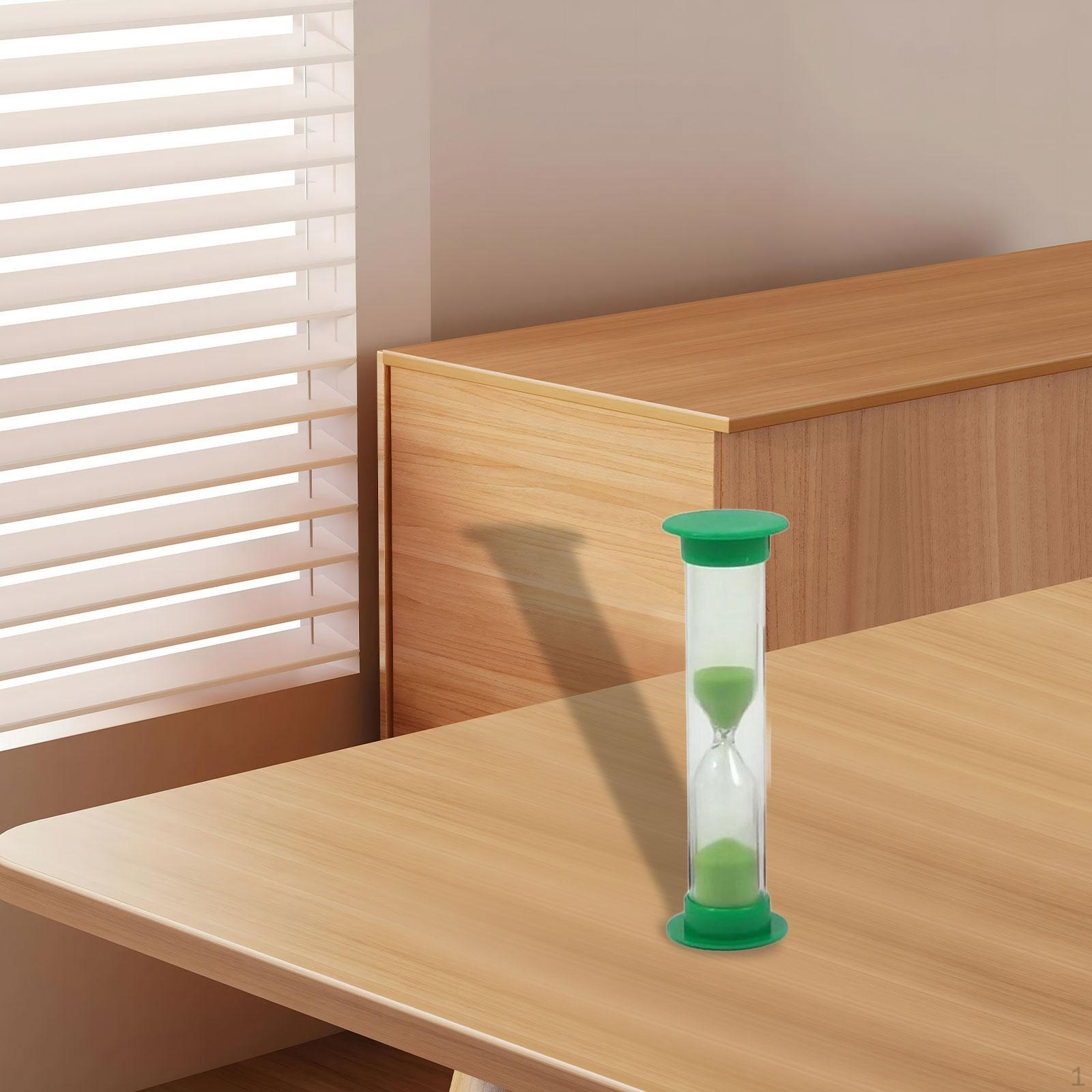 

Декоративний пісочний годинник, міні-пісочний годинник, 2 хвилини, маленький пісочний таймер для офісної практики зелений