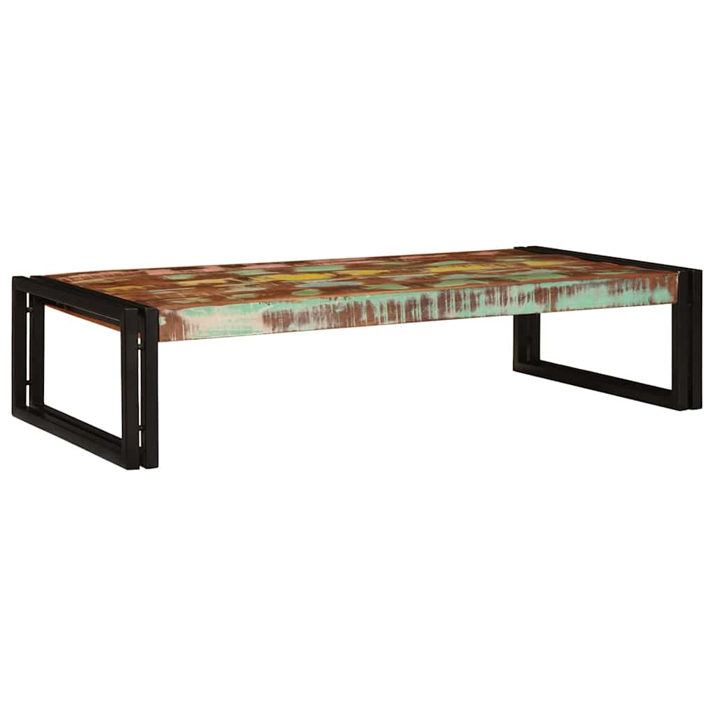 Bathroom Shelf for Multicolor 100 X 50 X 23 Cm Solid Reclaimed Wood