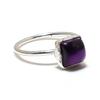 Amethyst Gemstone Handmade 925 Sterling Silver Jewelry Ring Size Adjustable GK-5551