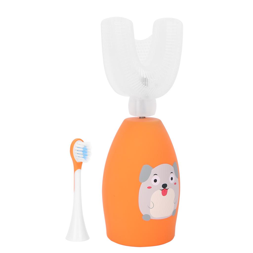 Periuță de dinți automată în formă de SUA, periuță de dinți electrică impermeabilă cu ultrasunete pentru curățarea dinților pentru copii