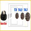 4PCS Blue T3 Neo Wedge LED Dashboard Panel A/C Climate Control HVAC Light Bulb-