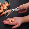 Stainless Steel Shrimp Peeler Portable Shrimp Removal Clip Home Kitchen Seafood Tool Lobster Sheller Shrimps Back Opening Tools