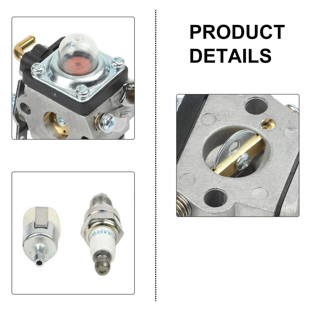 Metal Carburetor Parts Kit for 122HD45 122HD60 322HD60 522HD60S 522HD60X Designed for Quick Installation and Engine Fit