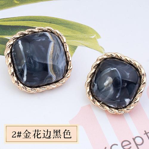 

6pcs Luxury Metal Shank Buttons For Overcoat Suit Sweater Decorative Clothing Diy Sewing Project Garments Replace Crafts Supply 16mm