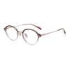 Ultra-Light Pure Titanium Korean-style Oval Glasses, Model 0242: Anti-blue Light, High-end Tortoise Shell Design for Women