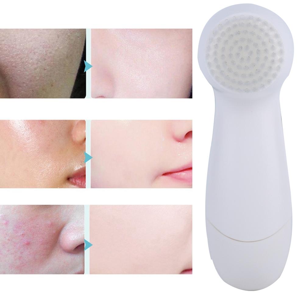 5 In 1 Multifunctional Electric Face Cleansing Instrument Pore Cleaner Brush Massager (Pink)