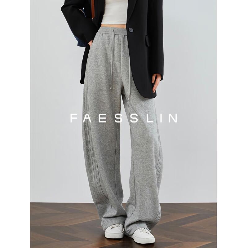 

Женские серые широкие спортивные штаны FAESSLIN XL