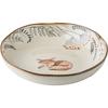 Beautiful Plate 8.5 Inch Ceramic Deep Plate Irregular Salad Plate Vegetable Bowl Outlet