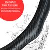 Carbon Fiber Car Steering Wheel Cover Concave Convex Design Non-slip Universal 38cm 15inch for Toyota Camry Prius Corolla Rav4
