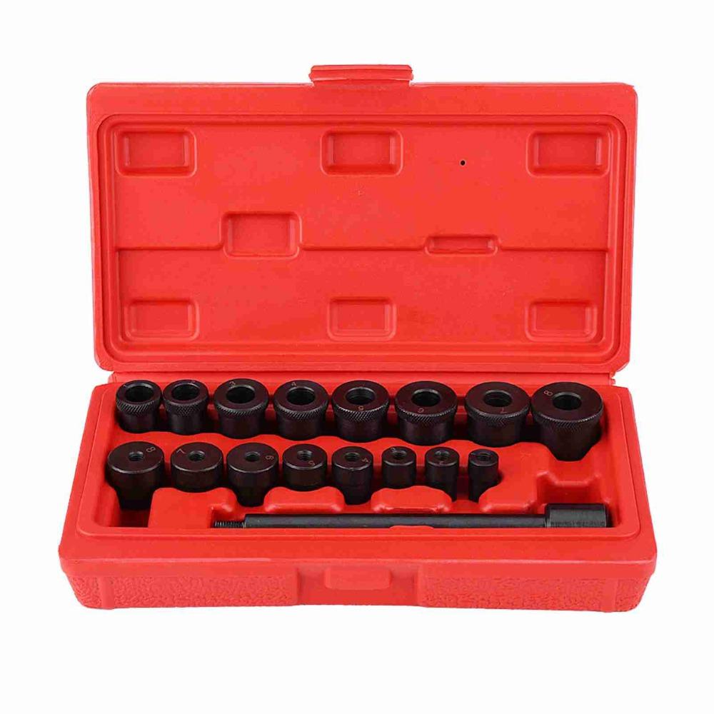 17PCS Guide Shaft Clutch Disc Centering Tool Manual Gearbox Transmission Repair