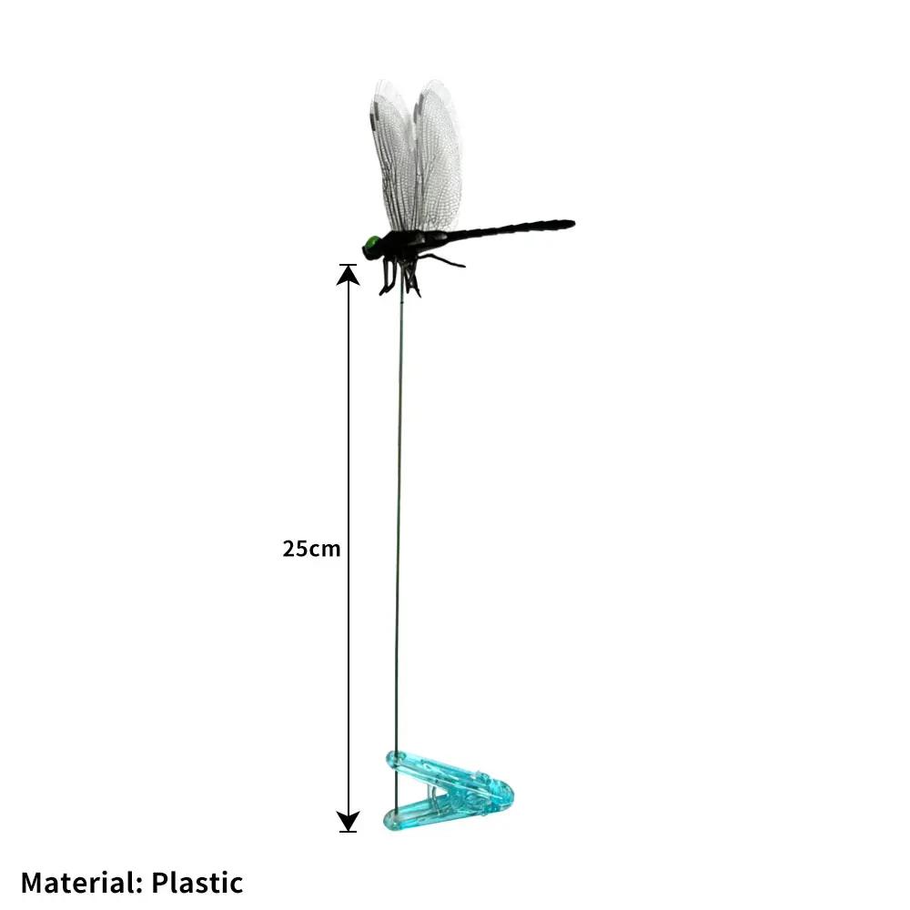 3D Dragonfly Flower Dragonfly Garden Arrangement Yard Planter Butterfly Colorful Dragonfly Patio Garden Decoration Outdoor