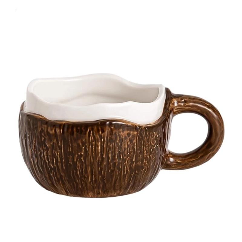 

280 мл Фарфоровая кофейная чашка Дизайнерская чашка для кухни, для завтрака, для декора 1