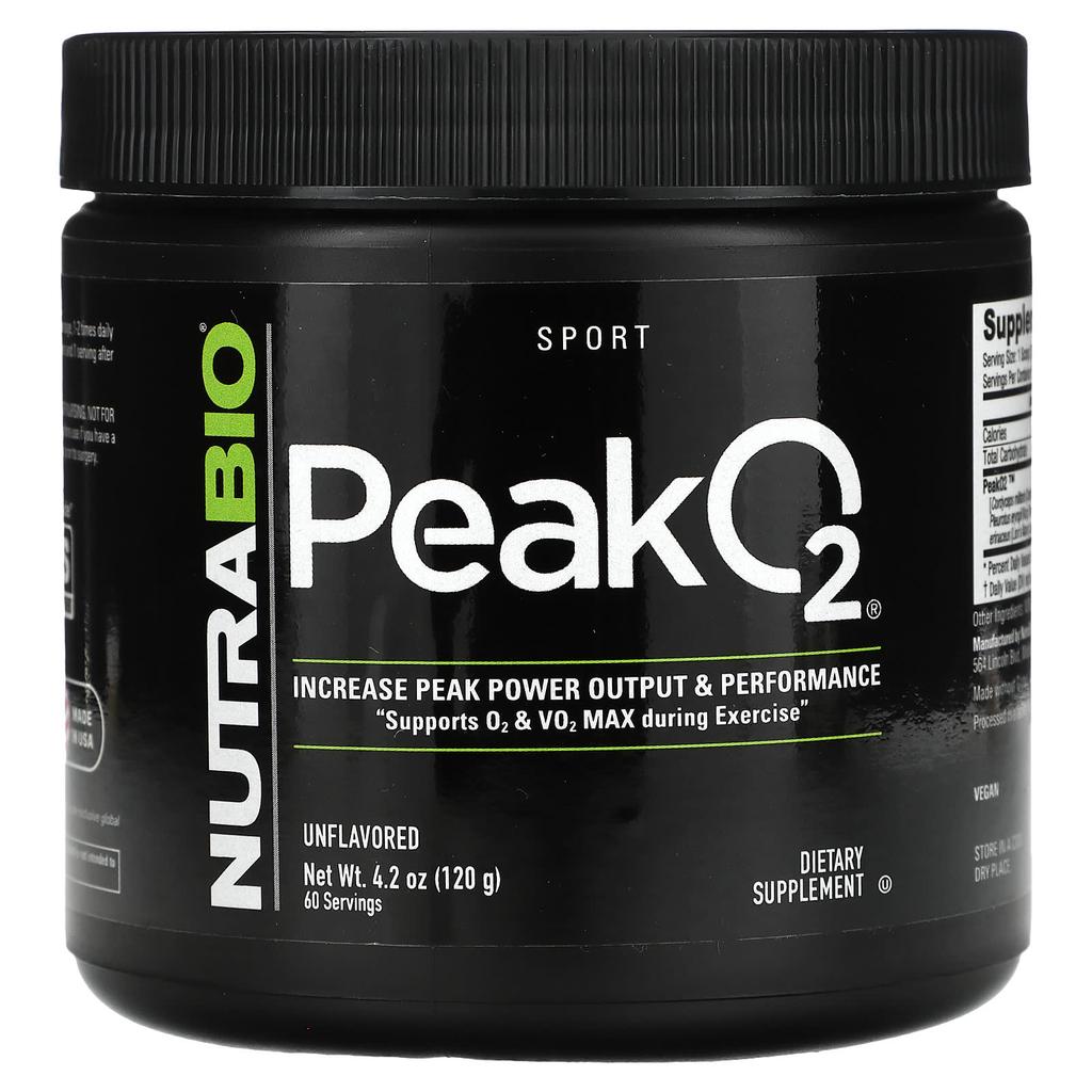 Peak O2, Unflavored, 120G(4.2Oz)