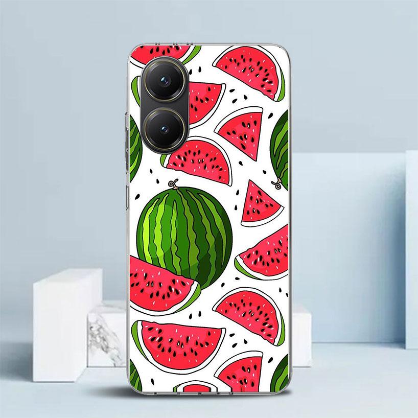 Watermelon Summer Fruit Phone Case For Xiaomi Poco F7 Ultra X5 X6 X7 Pro M7 Redmi 15C 15 13C 13 12C 12 10C 10 10A 9 9C 9A 9T Cov