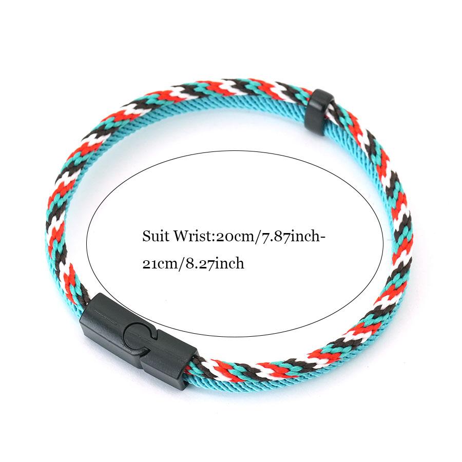 Men Bohemian String Bracelet 8 Color Options Selected High Quality Handmade Braided Ethnic Rope Sports Sweat Absorbent Braslet