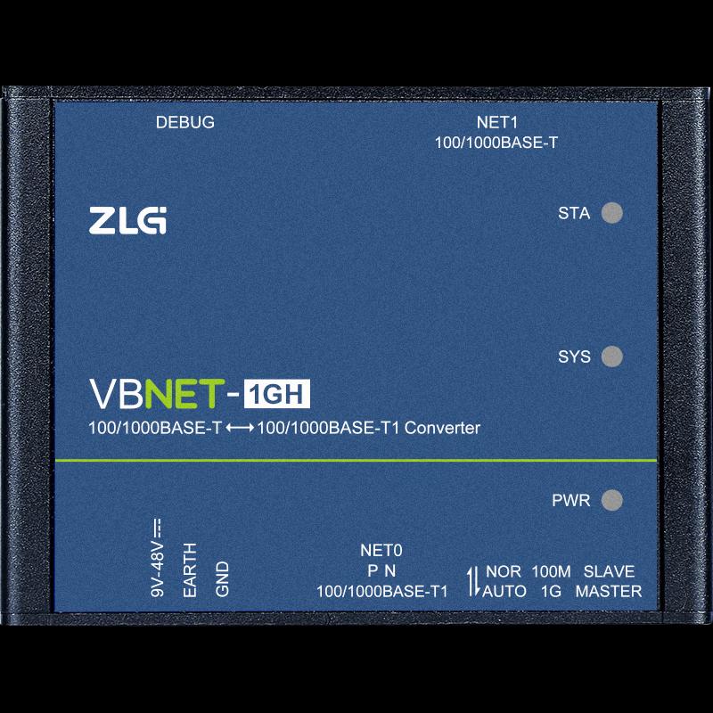 ZLG VBNET-1GH High-Performance Automotive Ethernet Converter