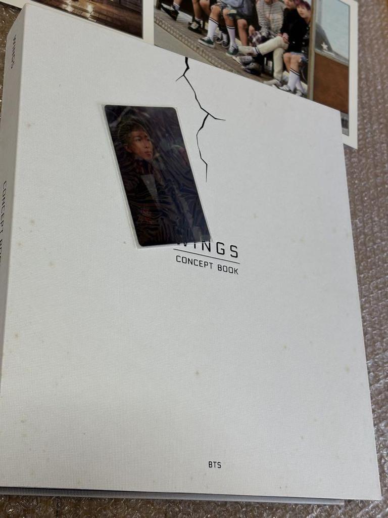 [USADO] RM BTS WINGS Concept Book Tarjeta Coleccionable 24 Piezas Lenticular