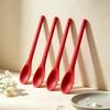 4Pcs Salad Mixing Spoon Nonstick Silicone Cooking Spoon Long Handle Spoon Baking Spoons Salad Stirring Mixing Serving Scoop Cuchara