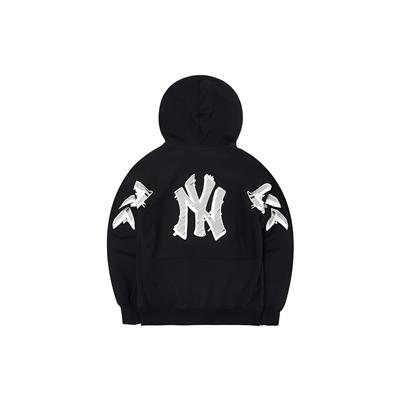 Felpa con cappuccio unisex logo New York Yankees MLB Nera 3AHDS0121-50BKS